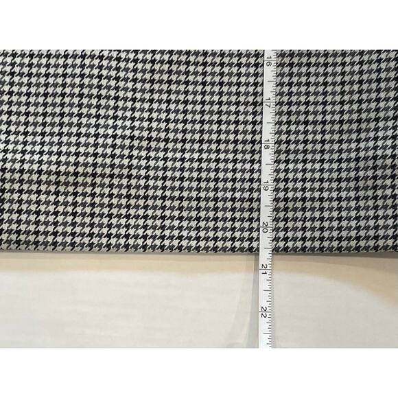 H&M Black, Ivory Houndstooth Belted Pencil Skirt, Lined, US Size 10 - Picture 12 of 12
